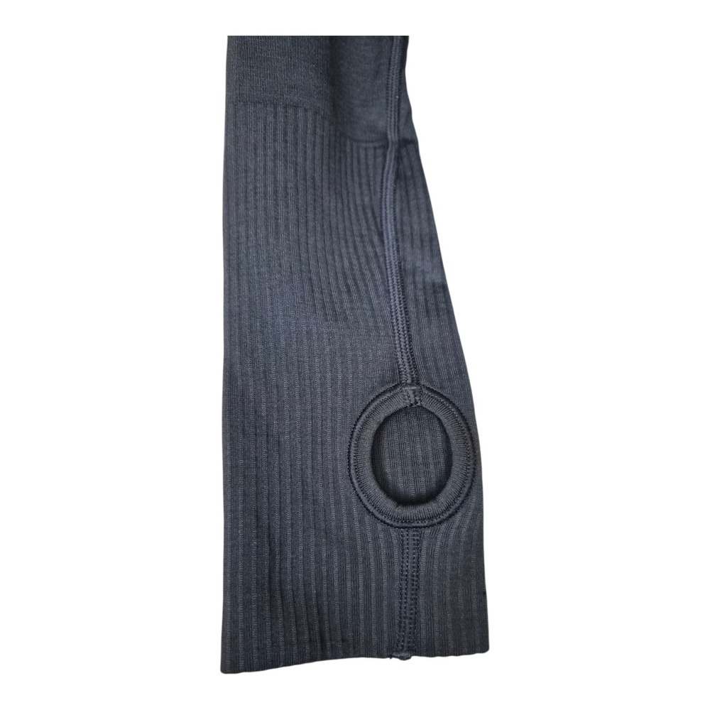 Lululemon Swiftly Tech Long Sleeve Shirt Two Tone Black/Grey Size 4‎ Athleisure - Picture 3 of 7